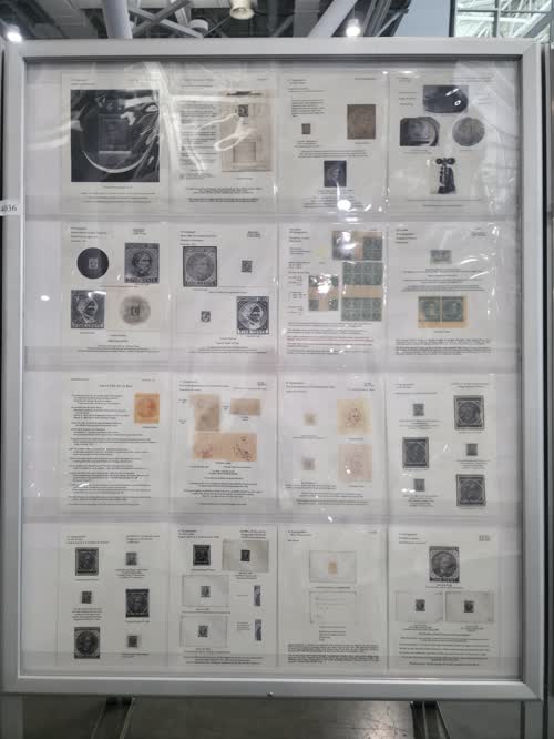 De La Rue Stamps of the Confederate States of America — frame 4036, exhibited by Leonard H. Hartmann