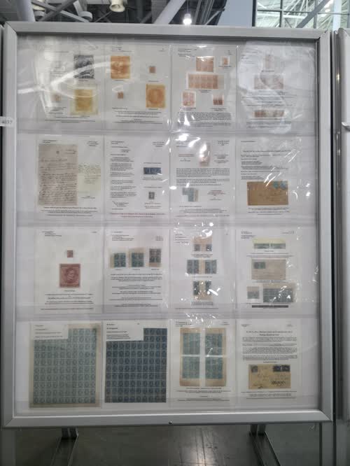 De La Rue Stamps of the Confederate States of America — frame 4037, exhibited by Leonard H. Hartmann