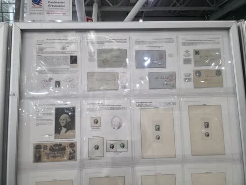 The NY Postmaster Provisional — frame 4048, exhibited by Mark S. Schwartz