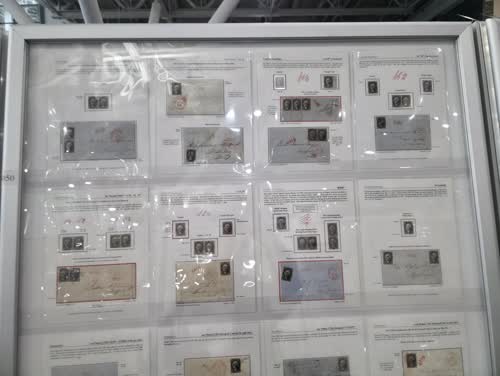 The NY Postmaster Provisional — frame 4050, exhibited by Mark S. Schwartz
