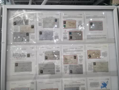 The NY Postmaster Provisional — frame 4051, exhibited by Mark S. Schwartz