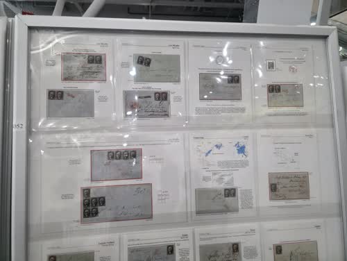 The NY Postmaster Provisional — frame 4052, exhibited by Mark S. Schwartz