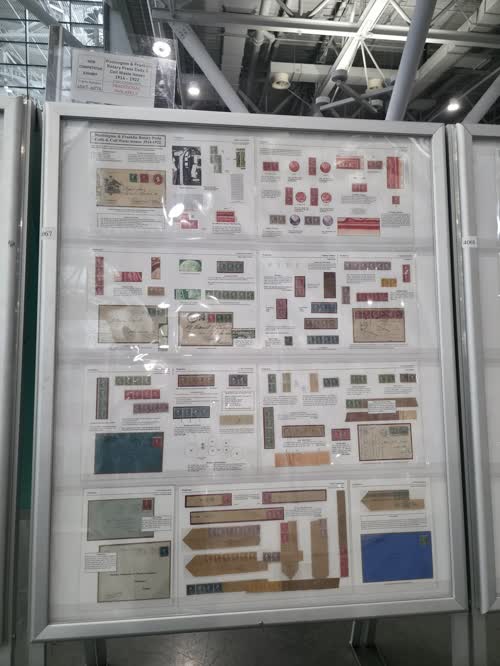 Washington & Franklin Rotary Press Coils & Coil Waste Issues 1914-1922 — frame 4067, exhibited by Gregory Shoults