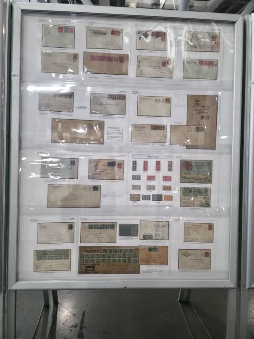 Washington & Franklin Rotary Press Coils & Coil Waste Issues 1914-1922 — frame 4069, exhibited by Gregory Shoults