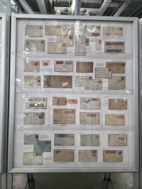 Washington & Franklin Rotary Press Coils & Coil Waste Issues 1914-1922 — frame 4071, exhibited by Gregory Shoults