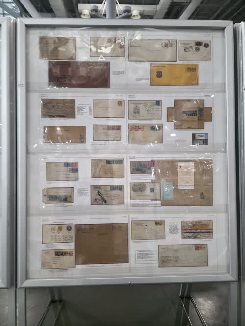 Washington & Franklin Rotary Press Coils & Coil Waste Issues 1914-1922 — frame 4072, exhibited by Gregory Shoults
