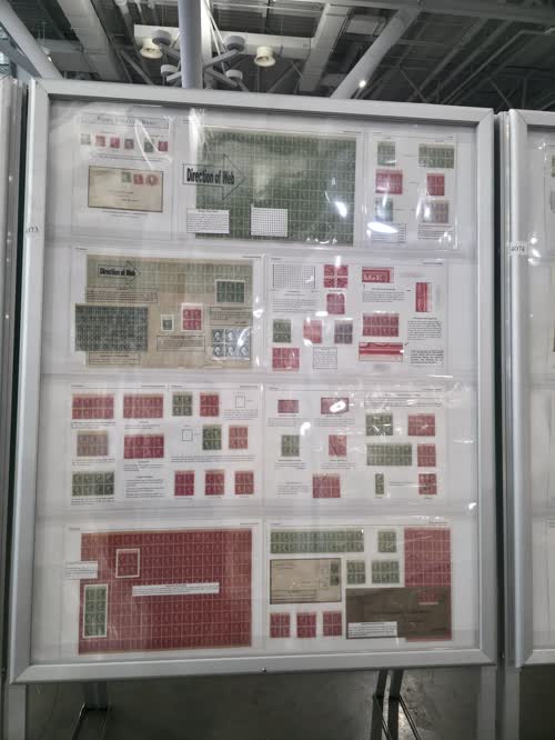 Washington & Franklin Rotary Press Coils & Coil Waste Issues 1914-1922 — frame 4073, exhibited by Gregory Shoults