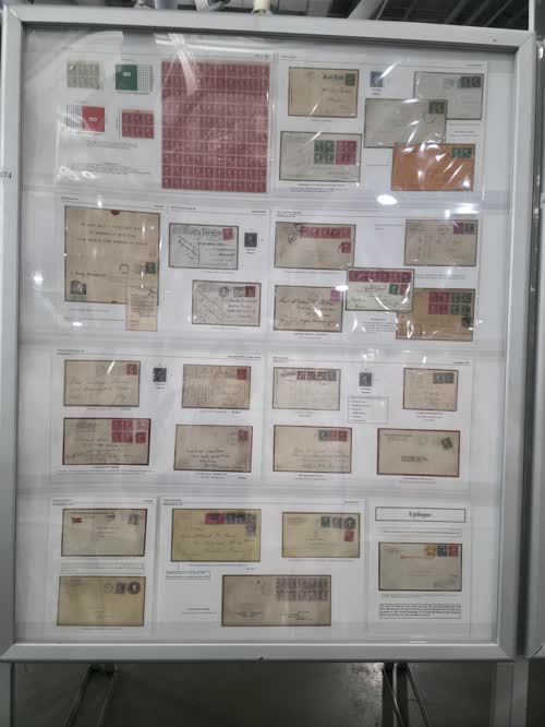 Washington & Franklin Rotary Press Coils & Coil Waste Issues 1914-1922 — frame 4074, exhibited by Gregory Shoults