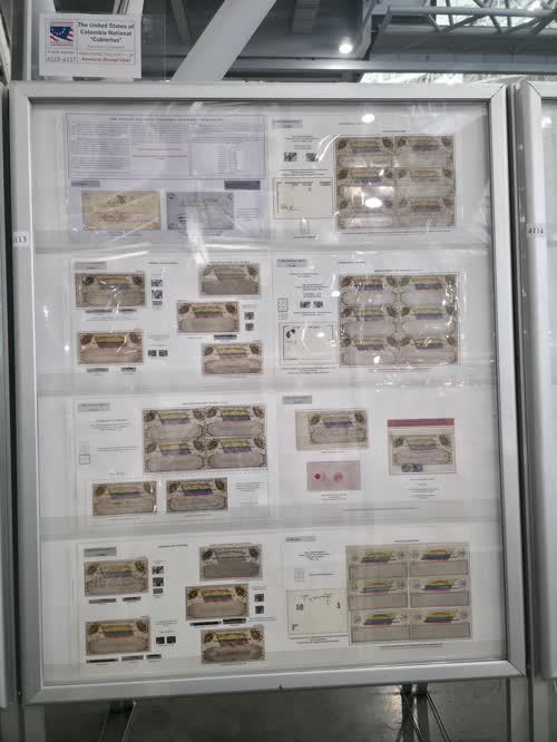The United States of Colombia National “Cubiertas” — frame 4113, exhibited by Darío Díez V.