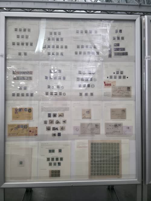 Ecuador 1881-1885 First Issue on Decimal Currency — frame 4202, exhibited by Francisco Cucalon