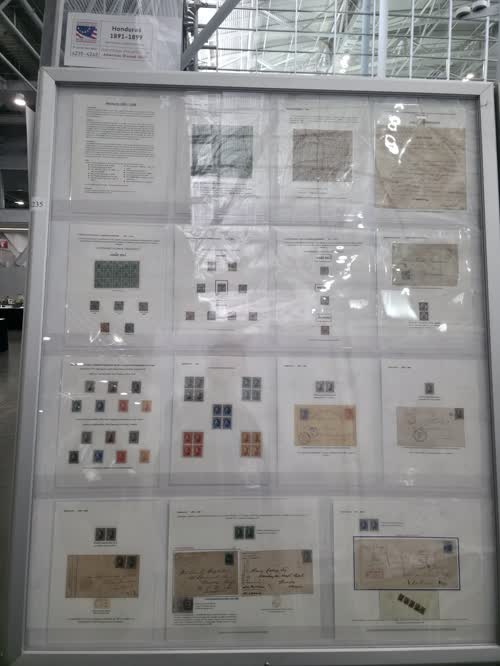 Honduras 1891-1899 — frame 4235, exhibited by Maria Beatriz Diaz