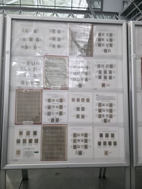 Porte de Mar Stamps of Mexico, 1875 to 1880 — frame 4257, exhibited by Benedict A. Termini, MD