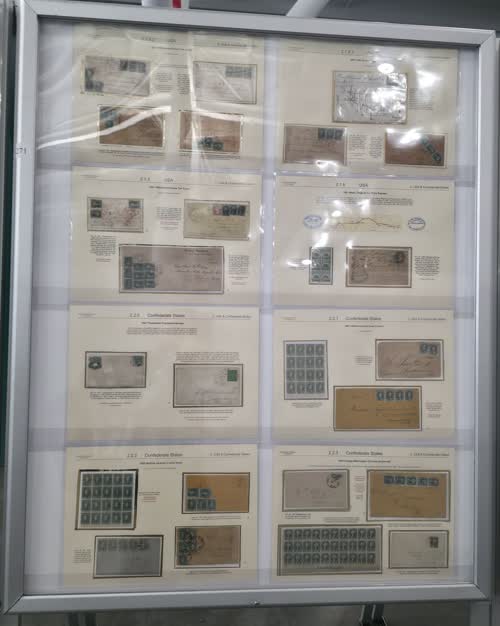 Imperforate Classics of the Americas in Green 1850-1881 — frame 4271, exhibited by David Feldman