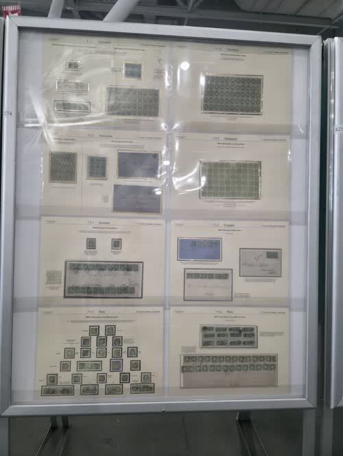 Imperforate Classics of the Americas in Green 1850-1881 — frame 4274, exhibited by David Feldman