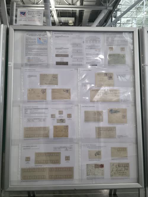 Mexican Revolution- Sonora, the White and Green Seal Postage Stamps — frame 4285, exhibited by Jean-Louis Cordier