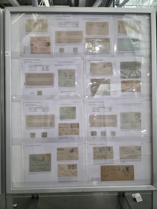 Mexican Revolution- Sonora, the White and Green Seal Postage Stamps — frame 4286, exhibited by Jean-Louis Cordier