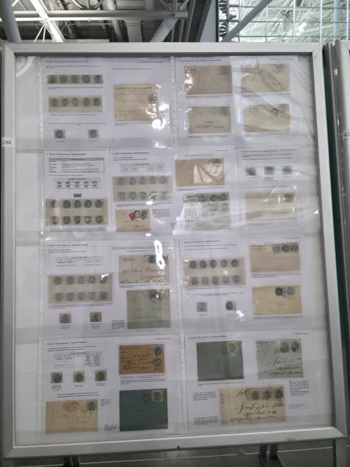 Mexican Revolution- Sonora, the White and Green Seal Postage Stamps — frame 4288, exhibited by Jean-Louis Cordier