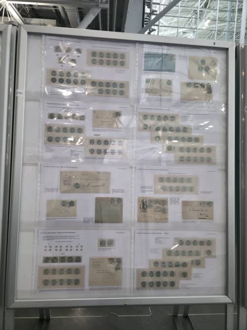 Mexican Revolution- Sonora, the White and Green Seal Postage Stamps — frame 4290, exhibited by Jean-Louis Cordier