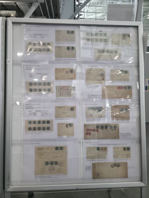 Mexican Revolution- Sonora, the White and Green Seal Postage Stamps — frame 4292, exhibited by Jean-Louis Cordier