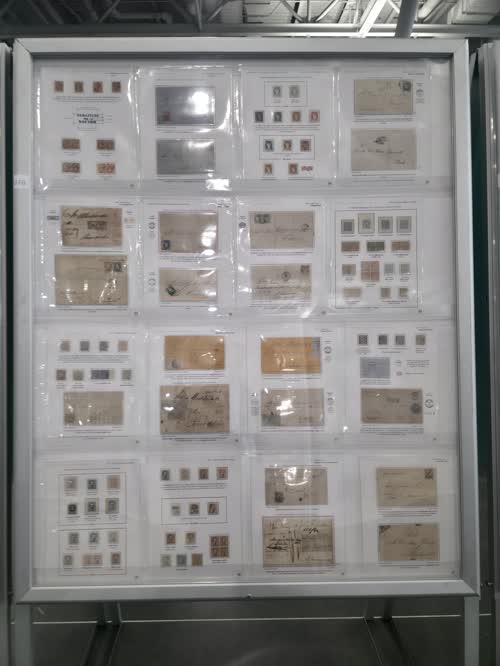The Perforated Stamps Under the Spanish Dominion in Cuba (1867-1898) — frame 4310, exhibited by Daniel Montes