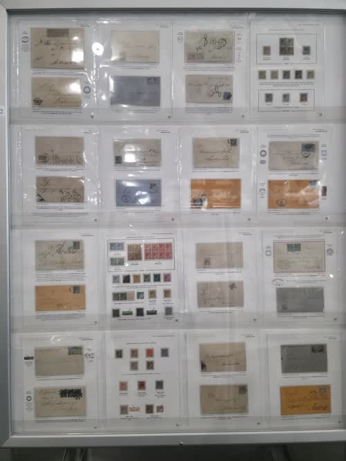 The Perforated Stamps Under the Spanish Dominion in Cuba (1867-1898) — frame 4312, exhibited by Daniel Montes
