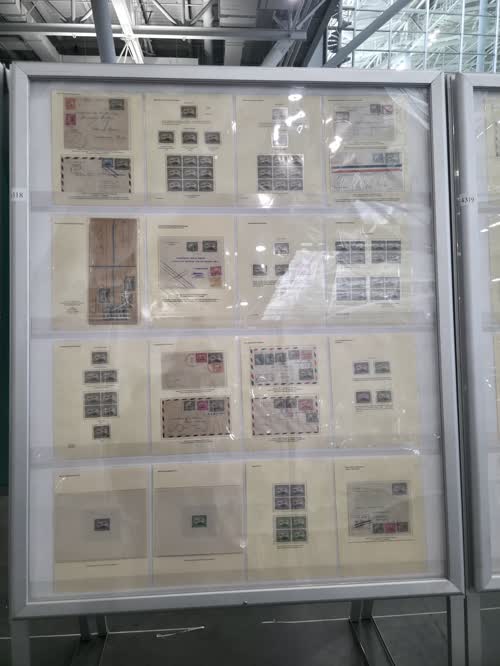 Momotombos: The First Airmail Definitives of Nicaragua — frame 4318, exhibited by John W. Allen