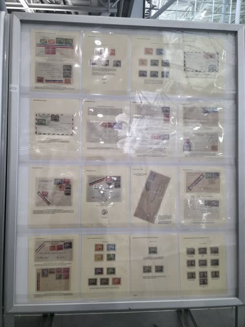 Momotombos: The First Airmail Definitives of Nicaragua — frame 4321, exhibited by John W. Allen