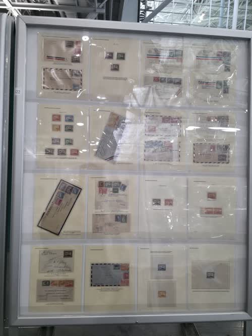 Momotombos: The First Airmail Definitives of Nicaragua — frame 4322, exhibited by John W. Allen