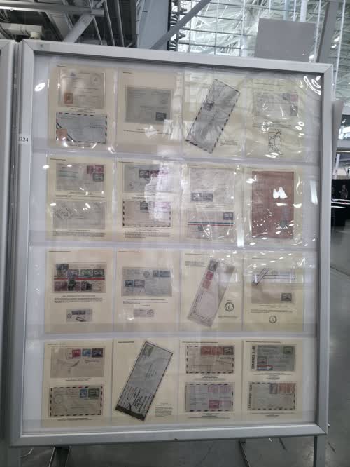 Momotombos: The First Airmail Definitives of Nicaragua — frame 4324, exhibited by John W. Allen