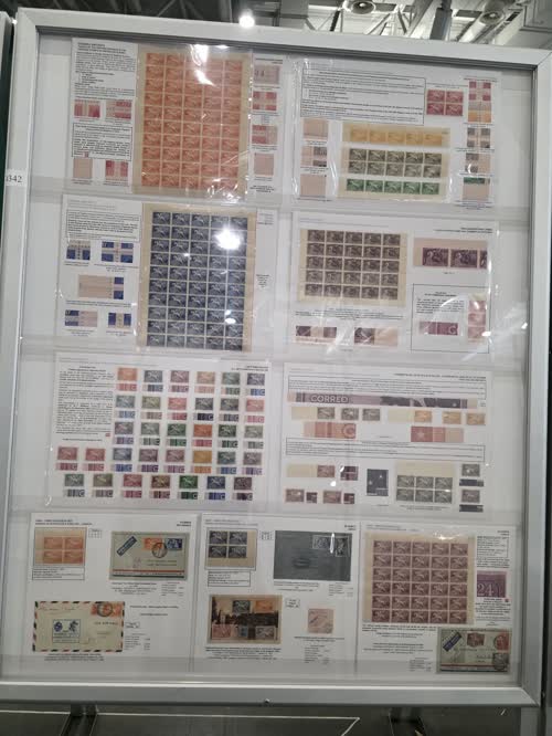 The Pegasus of Uruguay Airmail Stamps 1929-1945 — frame 4342, exhibited by Julio Cesar Martinez Perez