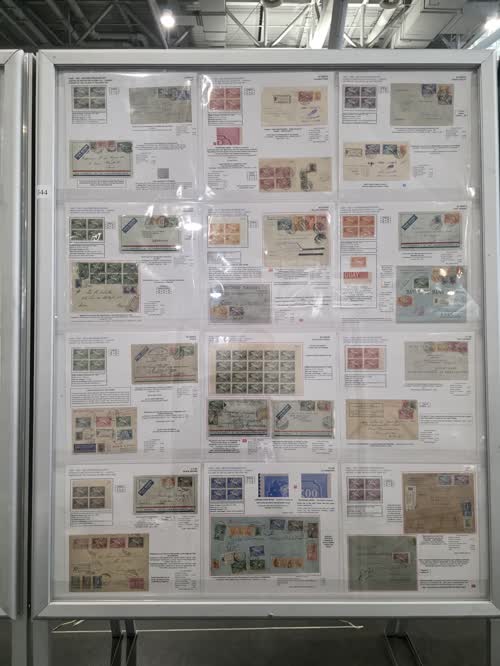 The Pegasus of Uruguay Airmail Stamps 1929-1945 — frame 4344, exhibited by Julio Cesar Martinez Perez