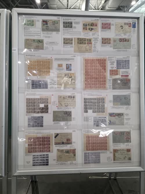 The Pegasus of Uruguay Airmail Stamps 1929-1945 — frame 4345, exhibited by Julio Cesar Martinez Perez
