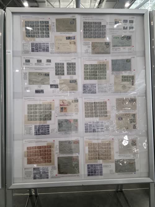 The Pegasus of Uruguay Airmail Stamps 1929-1945 — frame 4346, exhibited by Julio Cesar Martinez Perez