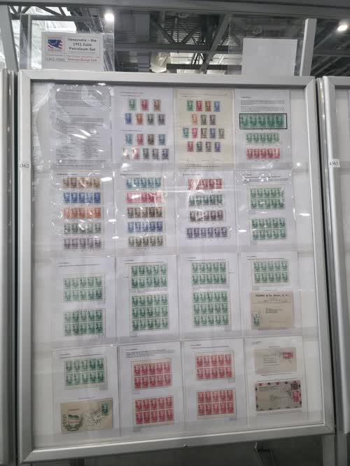 Venezuela- the 1951 Zulia Petroleum Set — frame 4362, exhibited by Rogelio Ceballo