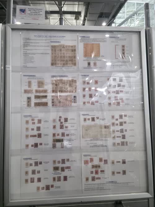 Replating Colombia's 1861 1-Peso Stamp: Correcting the Laarsen stone theory. — frame 4380, exhibited by Alfredo Frohlich