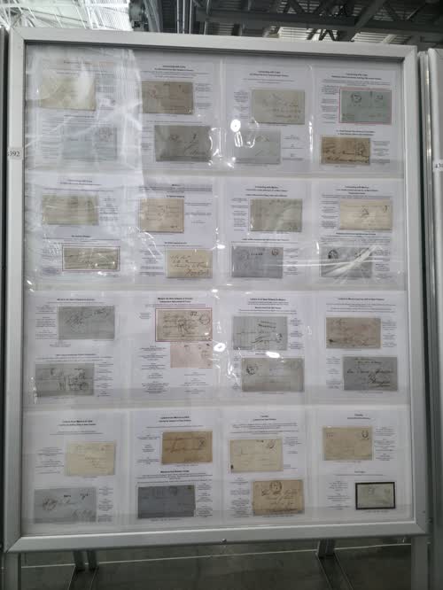 New Orleans Postal History - Stampless Mail — frame 4392, exhibited by Geoffrey Lewis