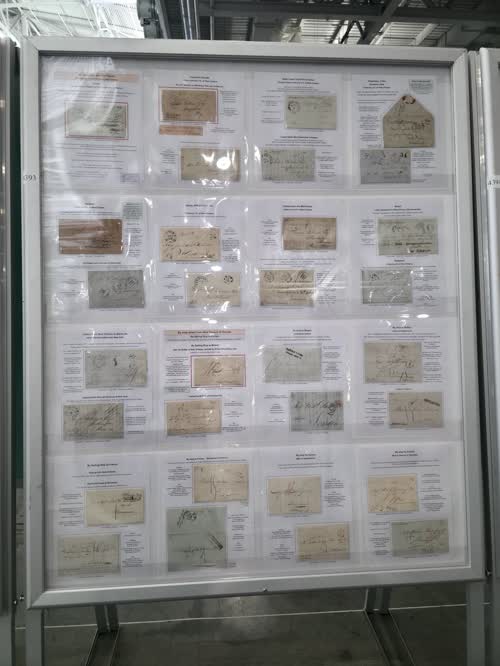 New Orleans Postal History - Stampless Mail — frame 4393, exhibited by Geoffrey Lewis