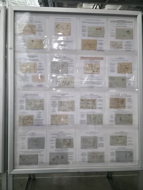 New Orleans Postal History - Stampless Mail — frame 4394, exhibited by Geoffrey Lewis