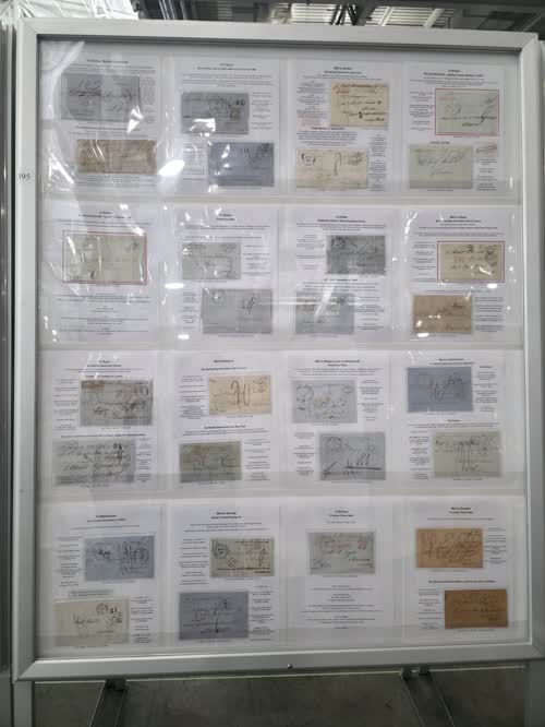 New Orleans Postal History - Stampless Mail — frame 4395, exhibited by Geoffrey Lewis