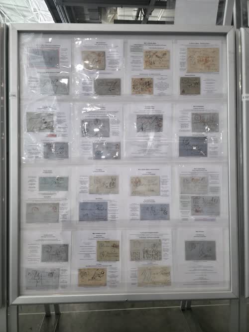 New Orleans Postal History - Stampless Mail — frame 4396, exhibited by Geoffrey Lewis