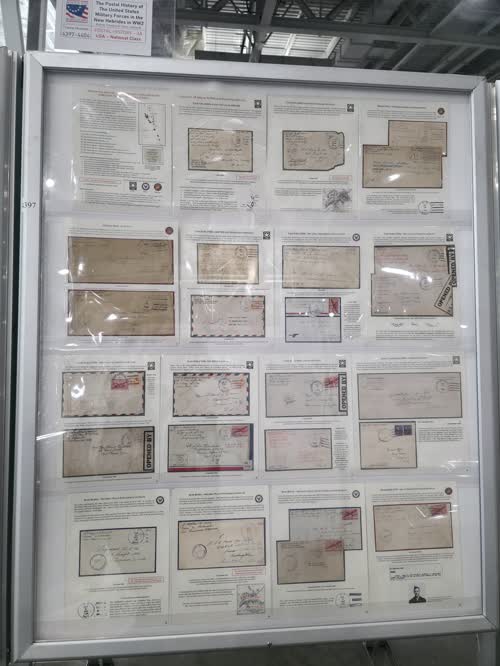 The Postal History of The United States Military Forces In The New Hebrides In WW2 — frame 4397, exhibited by Martin Treadwell