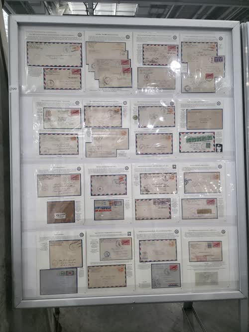 The Postal History of The United States Military Forces In The New Hebrides In WW2 — frame 4399, exhibited by Martin Treadwell