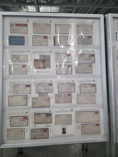 The Postal History of The United States Military Forces In The New Hebrides In WW2 — frame 4400, exhibited by Martin Treadwell