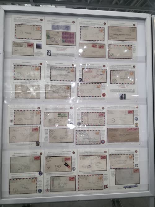 The Postal History of The United States Military Forces In The New Hebrides In WW2 — frame 4402, exhibited by Martin Treadwell