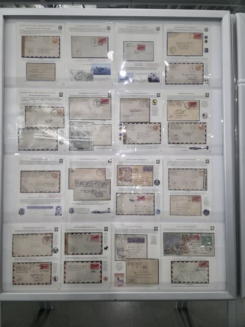 The Postal History of The United States Military Forces In The New Hebrides In WW2 — frame 4403, exhibited by Martin Treadwell