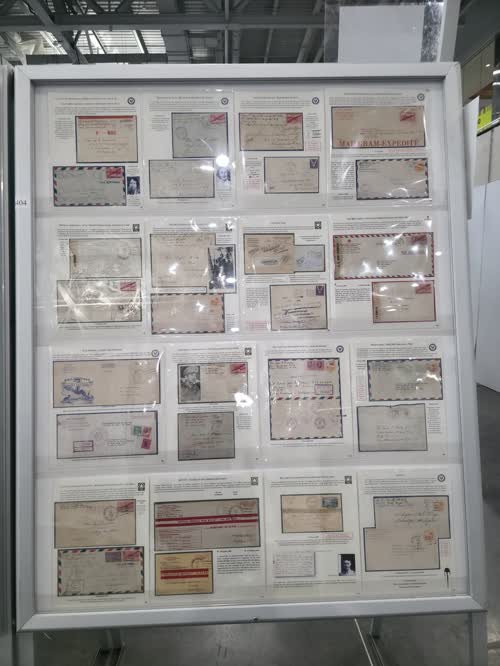 The Postal History of The United States Military Forces In The New Hebrides In WW2 — frame 4404, exhibited by Martin Treadwell