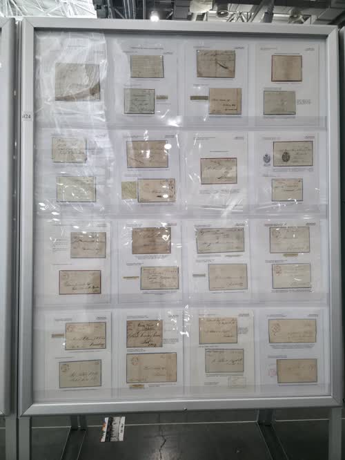 The Massachusetts Island Counties, Postal History to 1890 — frame 4424, exhibited by Douglas N. Clark