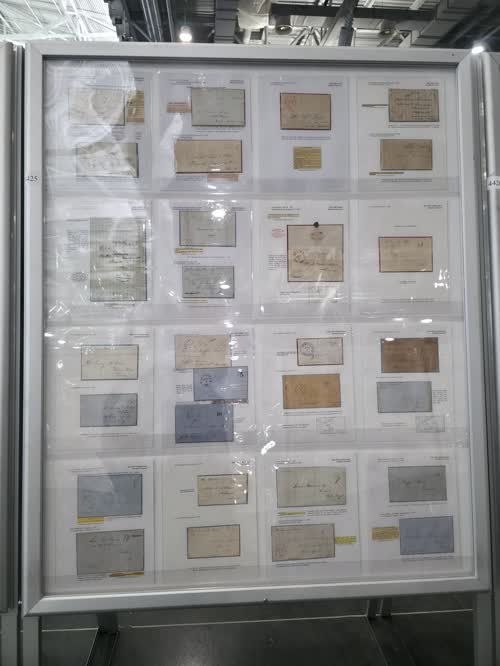 The Massachusetts Island Counties, Postal History to 1890 — frame 4425, exhibited by Douglas N. Clark