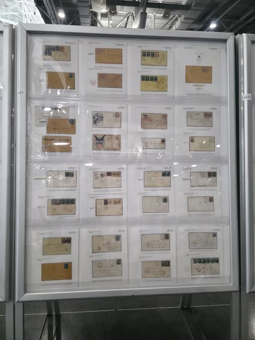 The Massachusetts Island Counties, Postal History to 1890 — frame 4427, exhibited by Douglas N. Clark