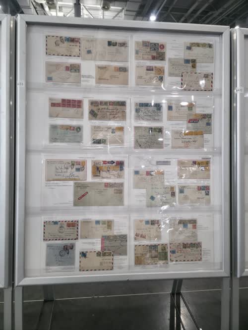 Geographic Expansion of Commercial U.S. Mail to Foreign Destinations via Airmail (1922-41) — frame 4431, exhibited by Murray A. Abramson, MD